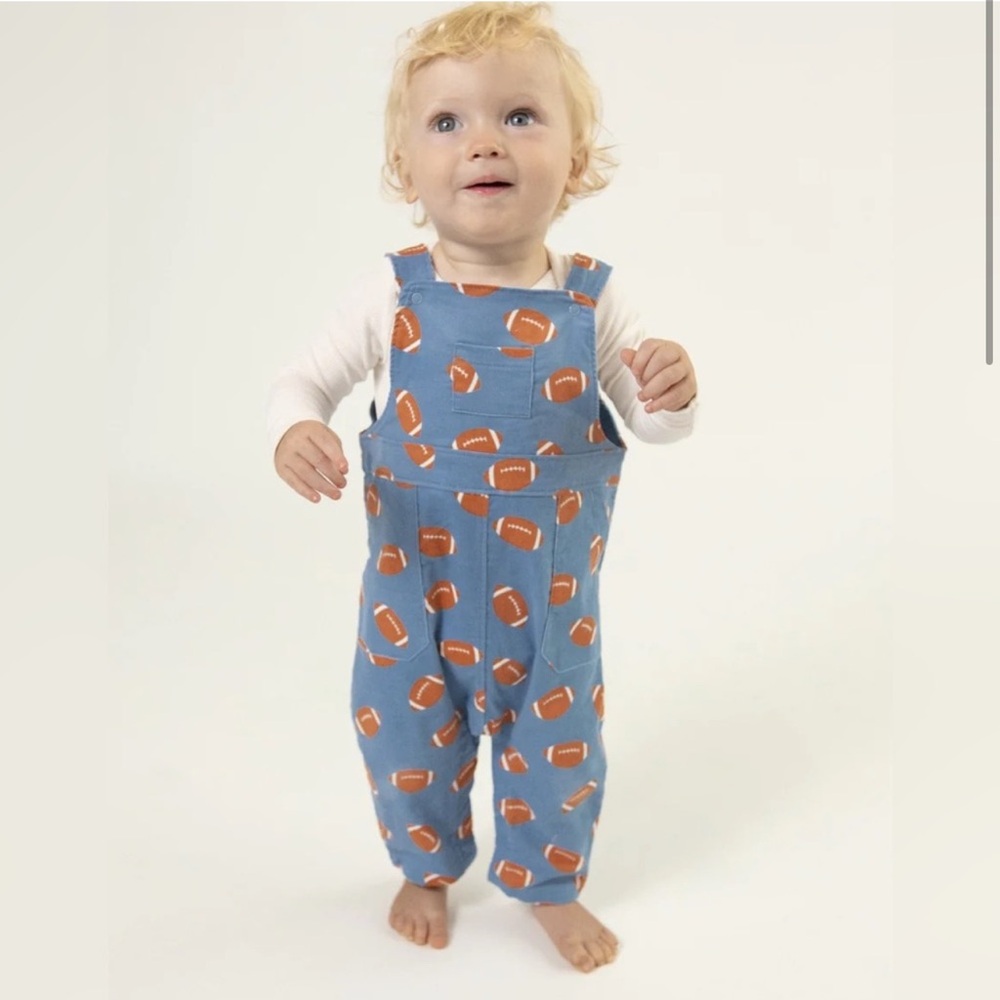 Angel Dear corduroy football overalls - Picture 4 of 4